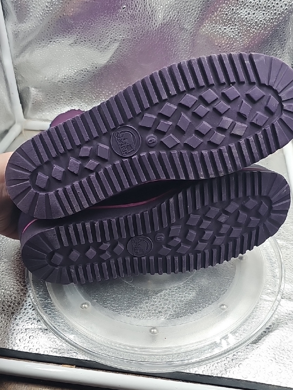 P Purple And Blue Boots New Old Stock No Tags Sz 6 Sorel - Picture 5 of 9